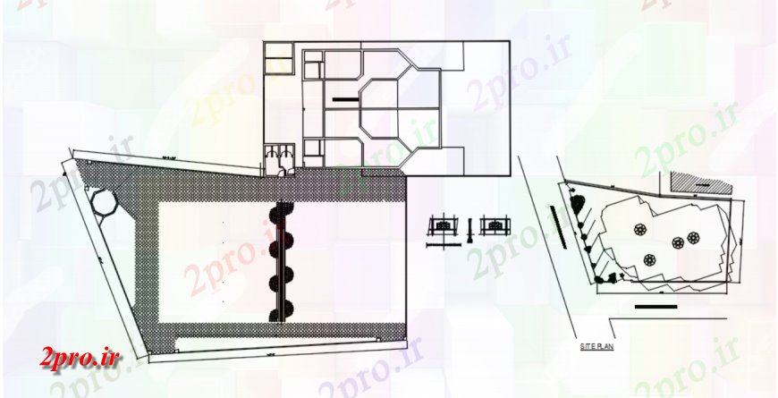 دانلود نقشه مسکونی ، ویلایی ، آپارتمان خانه جزئیات 13 در 16 متر (کد114767)