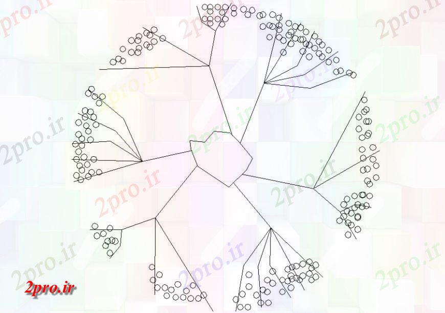 دانلود نقشه درختان و گیاهان   بلوک درخت (کد114781)