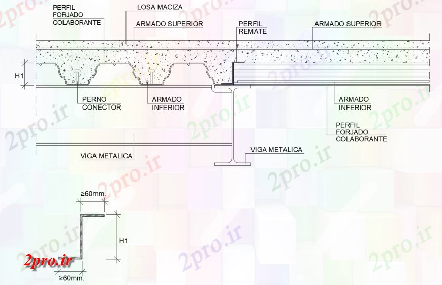 دانلود نقشه جزئیات ساخت پل مسلح بخش پل بتنی ساخت و ساز و طراحی جزئیات  (کد114905)