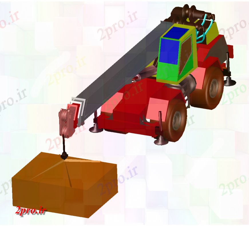 دانلود نقشه بلوک وسایل نقلیه پویا سازنده خودرو تریدی مدل  (کد114967)