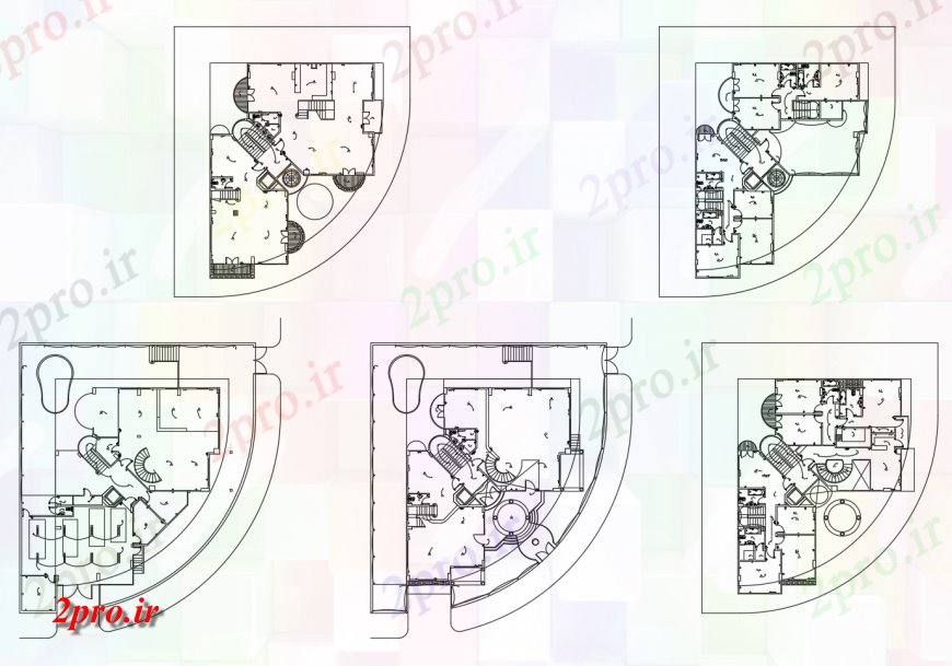 دانلود نقشه مسکونی ، ویلایی ، آپارتمان مسکونی طرحی طبقه ویلا و نصب و راه اندازی برق جزئیات 18 در 24 متر (کد114976)