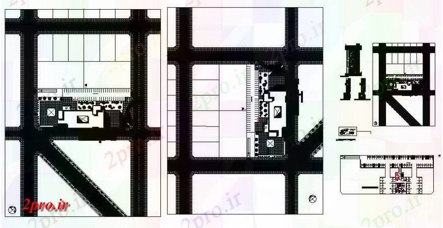 دانلود نقشه بیمارستان -  درمانگاه -  کلینیک طرحی کلینیک  با توزیع آن در   خودکار (کد115636)