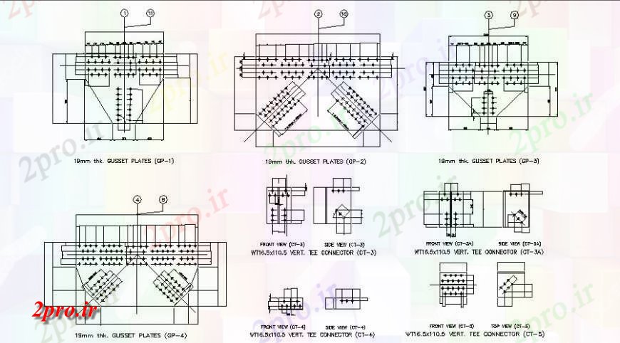 دانلود نقشه جزئیات ساخت پل دیدگاه ساختاری از جزئیات اتصال پل در   خودکار (کد115703)