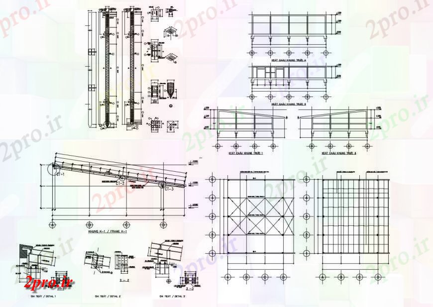 دانلود نقشه جزئیات ساخت و ساز  از جزئیات ساخت و ساز خانه کمپرسی (کد115825)