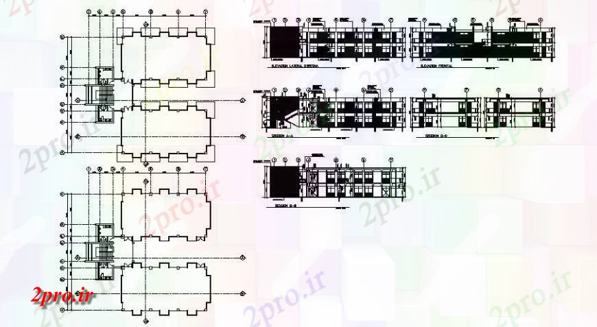 دانلود نقشه جزئیات ساخت و ساز  ساخت و ساز ساخت و ساز نما و بخش دیدگاه  (کد115892)