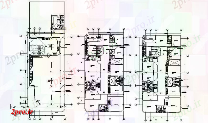 دانلود نقشه مسکونی ، ویلایی ، آپارتمان خانه طرحی و تراس 11 در 22 متر (کد115967)