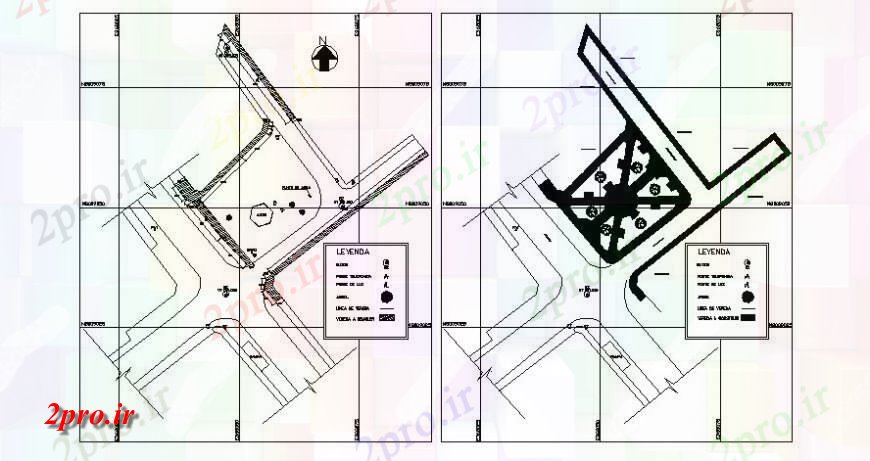 دانلود نقشه جزئیات جاده سازی شبکه های سطح جاده جزئیات  دو بعدی   (کد115982)