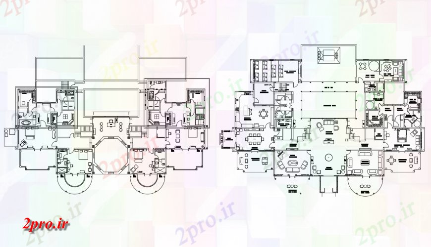 دانلود نقشه مسکونی ، ویلایی ، آپارتمان طرحی خانه مدرن با جزئیات 25 در 41 متر (کد116328)