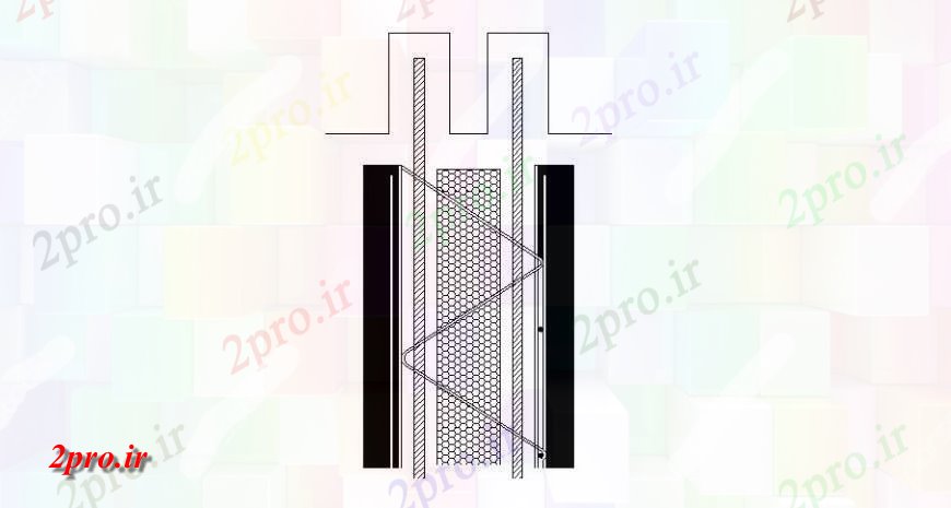 دانلود نقشه جزئیات ساخت و ساز واحد ساخت و ساز نقشه های دو بعدی    اتوکد (کد116389)