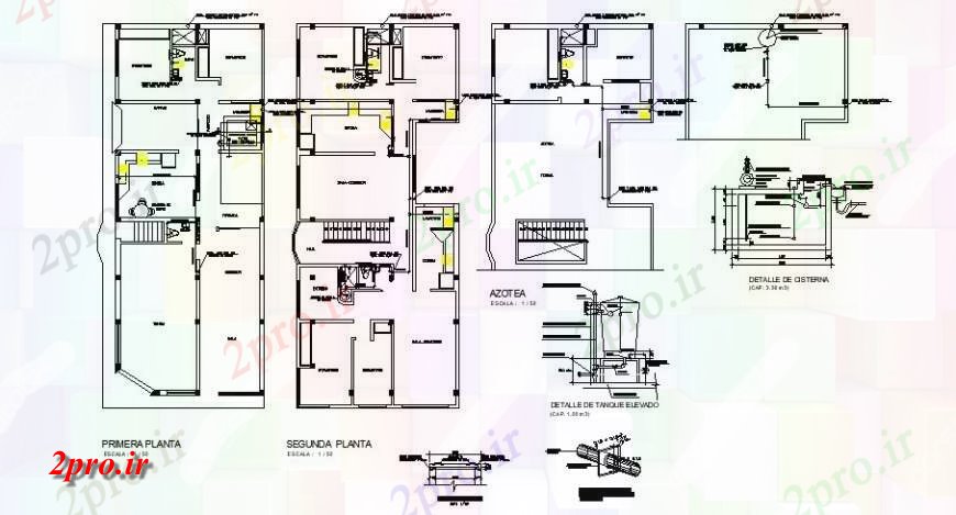 دانلود نقشه مسکونی  ، ویلایی ، آپارتمان  طرحی ساخت و ساز خانه  دو بعدی  رسم  (کد116466)