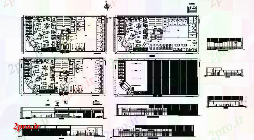 دانلود نقشه جزئیات و فضای داخلی شرکت   پی دی اف از barista به طراحی داخلی بخش (کد116542)