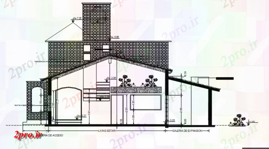 دانلود نقشه جزئیات ساخت و ساز  از جزئیات ساخت و ساز خانه دو بعدی   (کد116711)