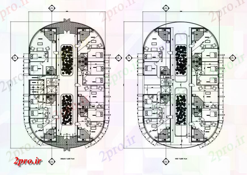 دانلود نقشه مسکونی  ، ویلایی ، آپارتمان  زمین و اولین طرحی توزیع کف جزئیات آپارتمان   ساخت و ساز (کد116777)