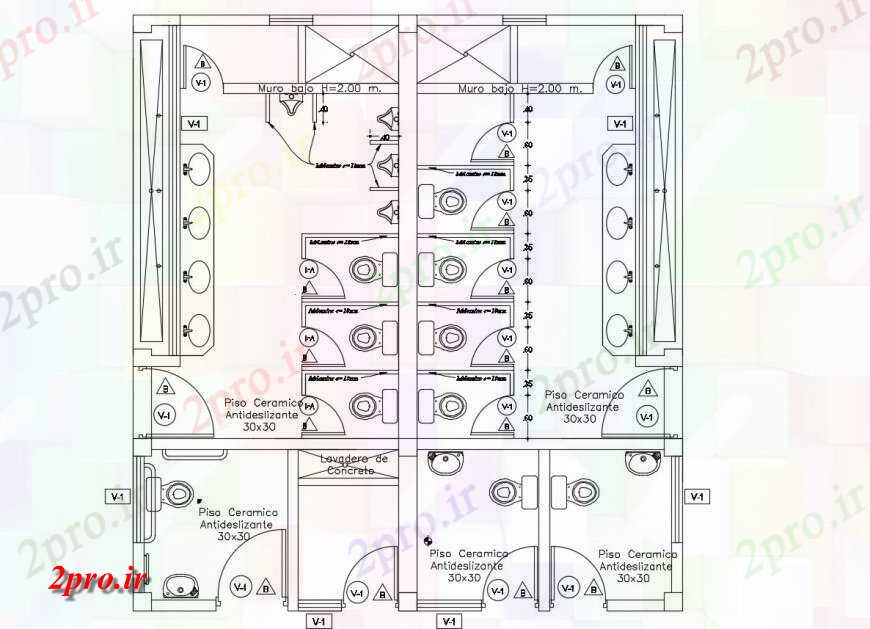 دانلود نقشه حمام مستر طرحی و نصب و راه اندازی بهداشتی جزئیات از دانشگاه ، آموزشکده ساخت (کد116923)