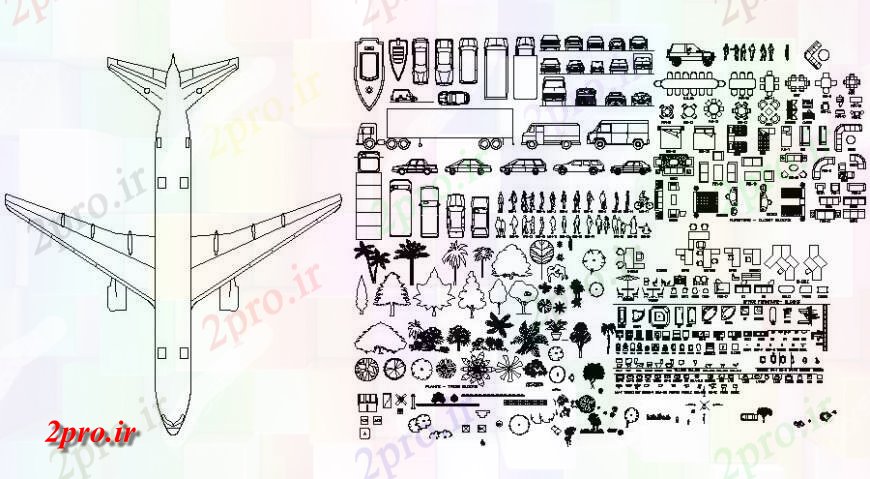 دانلود نقشه بلوک های حمل و نقل طراحی های واحد حمل و نقل های مختلف و بلوک های دیگر  (کد117049)