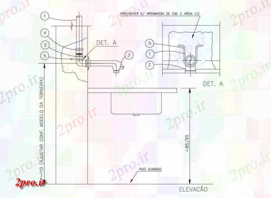 دانلود نقشه جزئیات لوله کشی نصب و راه اندازی آب و ساختار لوله کشی در آشپزخانه طراحی جزئیات  (کد117084)