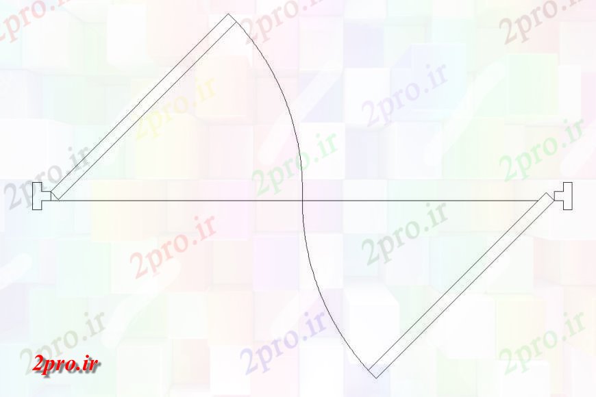 دانلود نقشه جزئیات طراحی در و پنجره  دو نوبت پنج شاهکار نما درب  (کد117230)