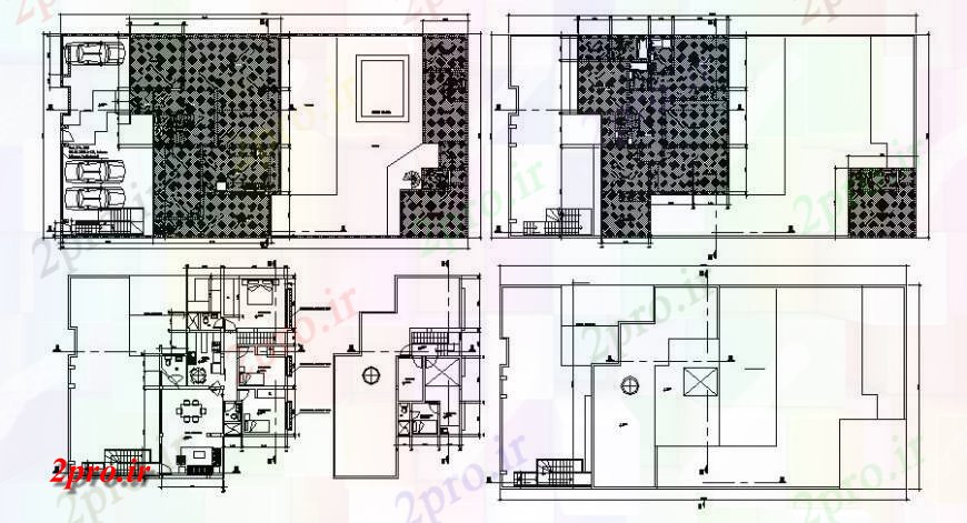 دانلود نقشه مسکونی  ، ویلایی ، آپارتمان  خانه طرحی کار طراحی طراحی  دو بعدی  (کد117303)