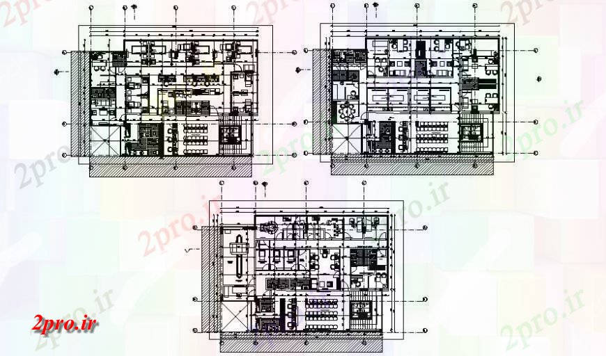 دانلود نقشه بیمارستان - درمانگاه - کلینیک دولت برنامه کاری ساختمان بیمارستان 15 در 22 متر (کد117387)