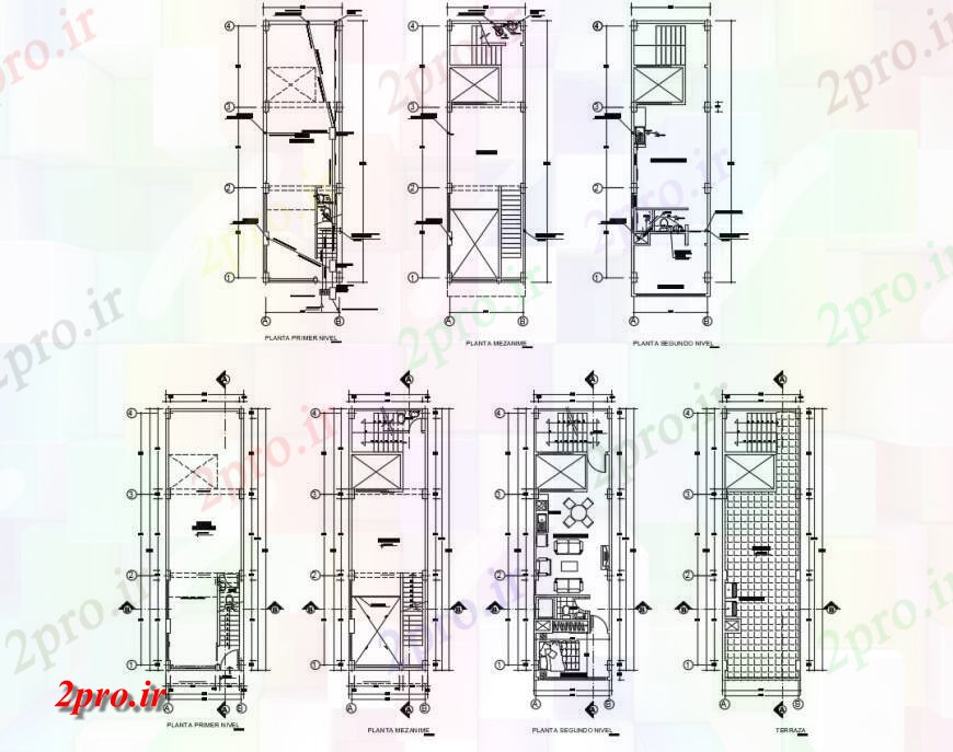 دانلود نقشه مسکونی  ، ویلایی ، آپارتمان  طرحی طبقه توزیع و ساختار جزئیات آپارتمان   چند طبقه ساخت (کد117478)