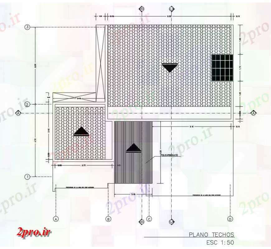 دانلود نقشه طراحی جزئیات ساختار جزئیات ساختار طرحی پوشش خانه مسکونی (کد117492)