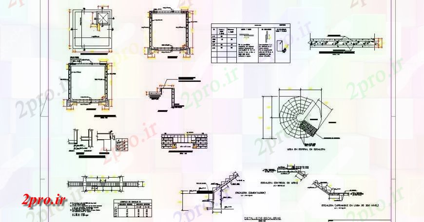 دانلود نقشه جزئیات پله و راه پله   بخش راه پله، ساخت و ساز و ساخت و ساز دیوار جزئیات از خانه (کد117776)