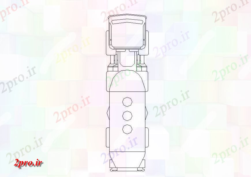 دانلود نقشه بلوک وسایل نقلیه  از تانکر  (کد117904)