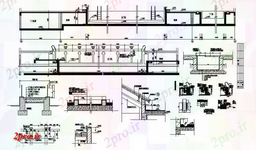 دانلود نقشه جزئیات لوله کشی برنامه ساخت و ساز  (کد118165)