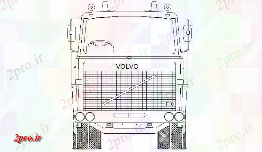 دانلود نقشه بلوک های حمل و نقل جزئیات کامیون دو بعدی   طراحی از بلوک های خودرو  (کد118315)