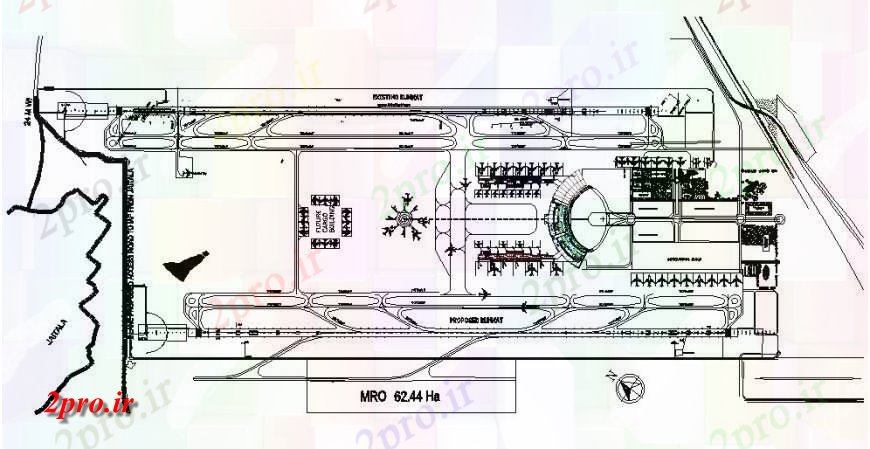 دانلود نقشه فرودگاه طراحی فرودگاه در e (کد118411)