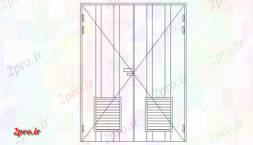 دانلود نقشه جزئیات طراحی در و پنجره  واحد درب نمای طراحی  دو بعدی  در  اتوکد (کد118595)