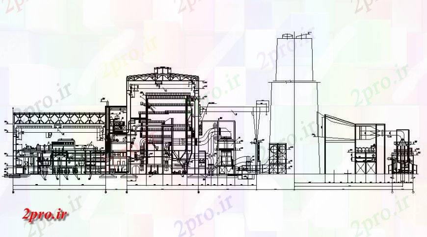دانلود نقشه طراحی داخلی طراحی نیروگاه های حرارتی در  اتوکد (کد118790)