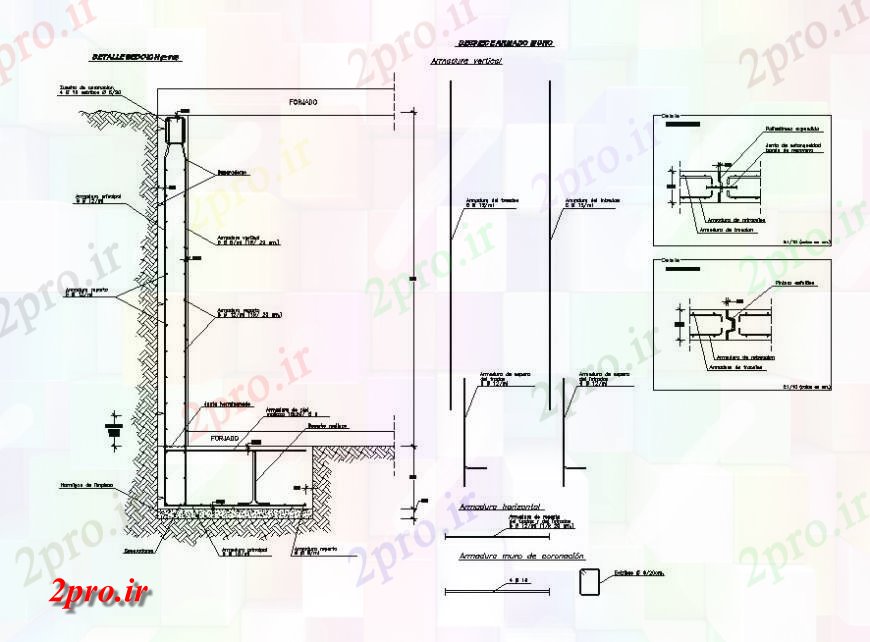 دانلود نقشه طراحی جزئیات ساختار برش جزئیات ساختار سازنده چند طبقه ساختمان خودکار   (کد119448)