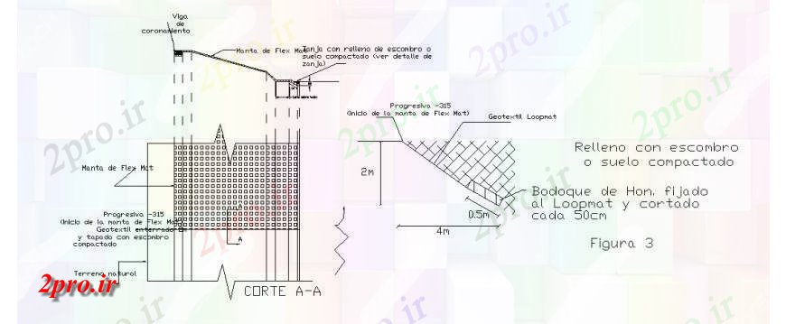 دانلود نقشه جزئیات ساخت و ساز تهاجمی دیوار بلوک  ساخت و ساز طراحی جزئیات (کد119502)