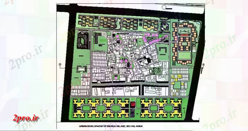 دانلود نقشه برنامه ریزی شهری روستای Badauli توسعه شهری طرحی های (کد119715)