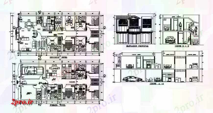 دانلود نقشه مسکونی ، ویلایی ، آپارتمان نیمه مبله طراحی برنامه کاری آپارتمان 7 در 16 متر (کد119795)