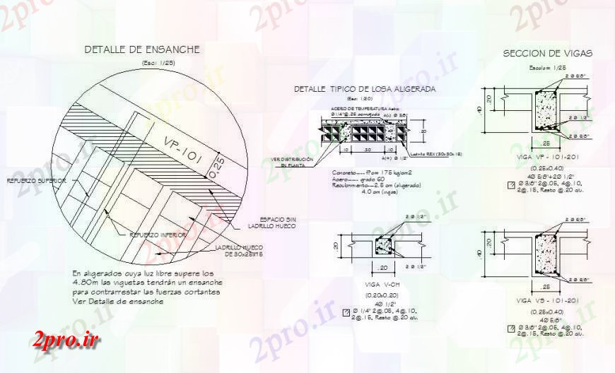 دانلود نقشه جزئیات ساخت و ساز ساخت و ساز سقف و ستون ساخت و ساز طراحی جزئیات 21 در 35 متر (کد120005)