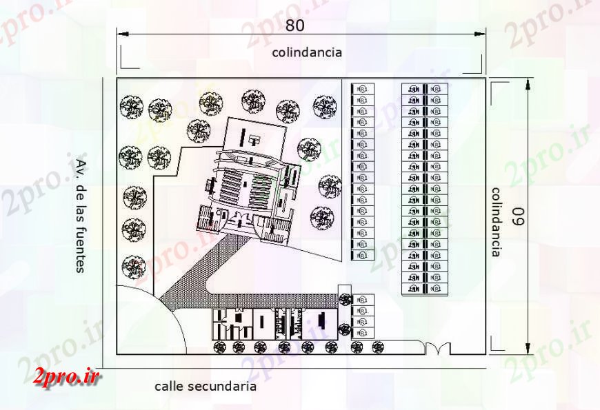 دانلود نقشه کلیسا - معبد - مکان مذهبی کلیسای حواری معماری طراحی های (کد120083)