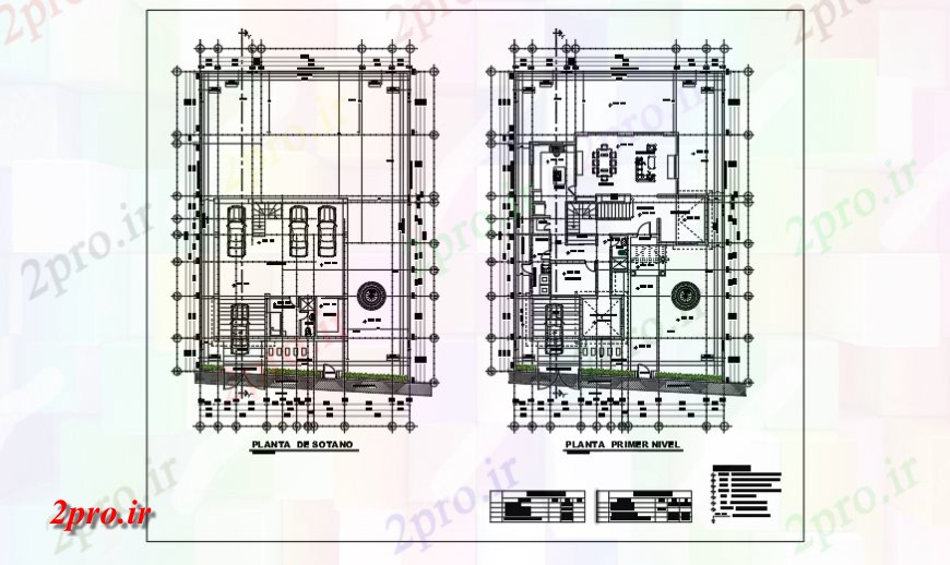 دانلود نقشه مسکونی ، ویلایی ، آپارتمان زیرزمین طراحی برنامه ریزی طراحی خانه مسکونی 16 در 26 متر (کد120100)