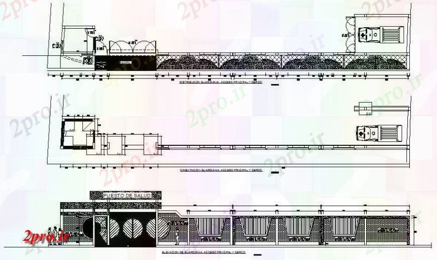 دانلود نقشه جزئیات ساخت و ساز مرز دیوار   در  اتوکد (کد120329)