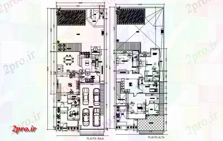 دانلود نقشه مسکونی ، ویلایی ، آپارتمان طرحی کار مسکن مسکونی واحد 11 در 30 متر (کد120448)