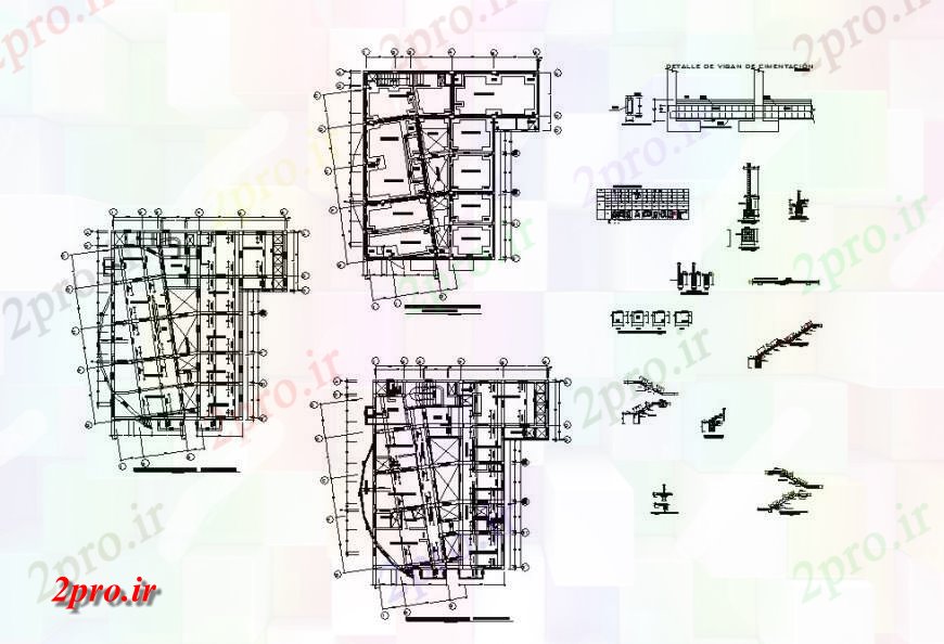 دانلود نقشه هتل - رستوران - اقامتگاه  طرحی هتل طبقه ساختمان و سازنده  ساختار طراحی جزئیات  (کد120523)