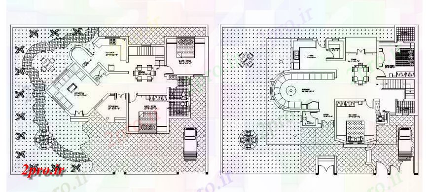 دانلود نقشه مسکونی ، ویلایی ، آپارتمان دوقلو معماری خانه طرحی توزیع طرحی های 9 در 15 متر (کد120553)