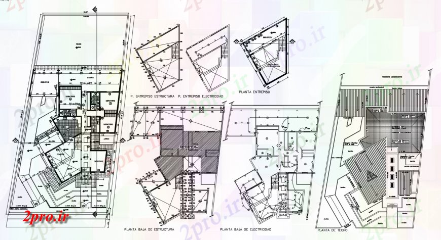 دانلود نقشه مسکونی ، ویلایی ، آپارتمان یک خانواده طرحی خانه فریم، طرح، طرحی های الکتریکی و خودکار جزئیات 16 در 21 متر (کد120780)
