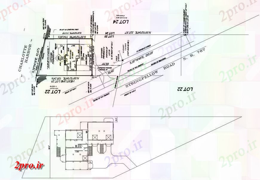 دانلود نقشه جزئیات پروژه های معماری عمومی طرحی سایت و نقشه محل جزئیات خانه مسکونی (کد120820)