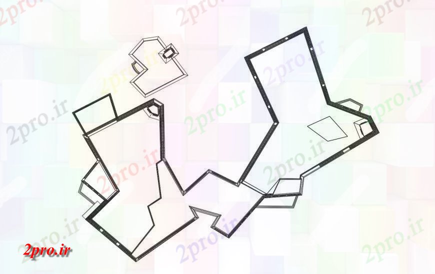 دانلود نقشه طراحی جزئیات ساختار قابسازی جزئیات ساختار طرحی مرکز خرید ساخت (کد120915)