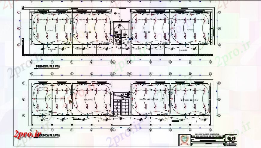 دانلود نقشه اتوماسیون و نقشه های برق برق جزئیات طراحی نصب و راه اندازی مدرسه ساختمان طبقه 8 در 36 متر (کد121014)