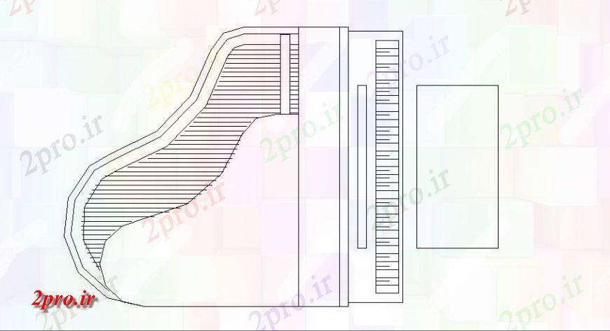 دانلود نقشه میز و صندلی پویا جدول پیانو بالای صفحه  نما  (کد121043)