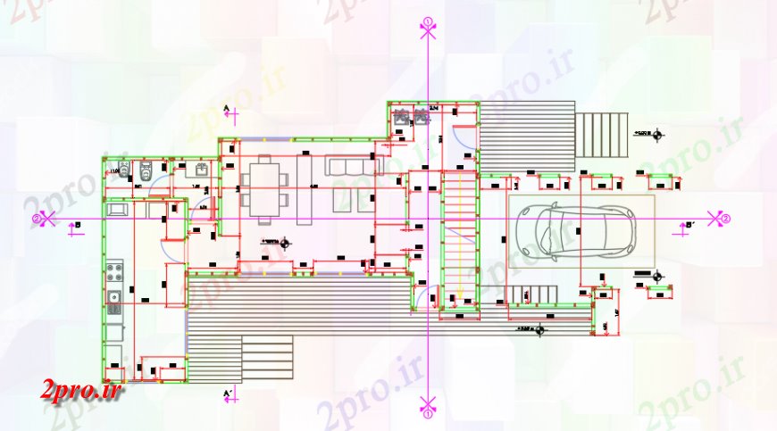 دانلود نقشه مسکونی ، ویلایی ، آپارتمان طراحی برنامه ریزی پیشنهادی خانه چوبی طراحی 8 در 20 متر (کد121058)