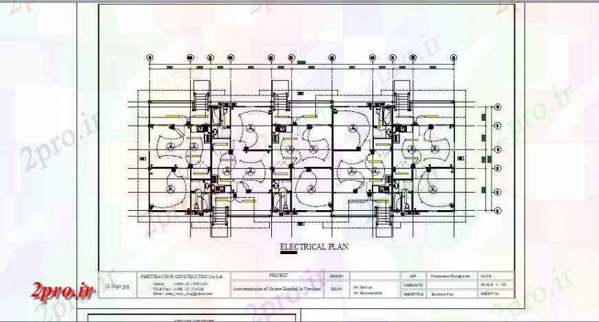 دانلود نقشه برق مسکونی برق جزئیات طراحی نصب و راه اندازی خانه ساخت 10 در 37 متر (کد121095)